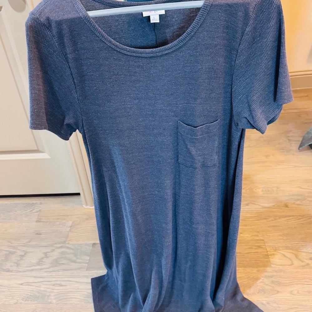 LuLaRoe Dark Grey Swing Dress